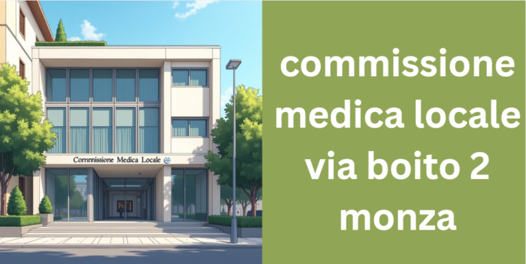 commissione medica locale via boito 2 monza