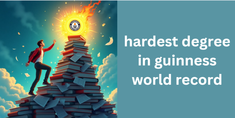 hardest degree in guinness world record