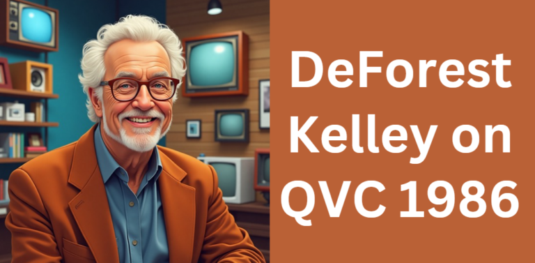DeForest Kelley on QVC 1986