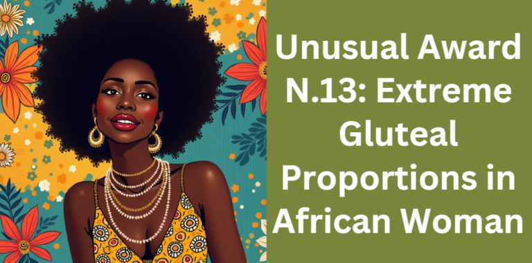 Unusual Award N.13: Extreme Gluteal Proportions in African Woman